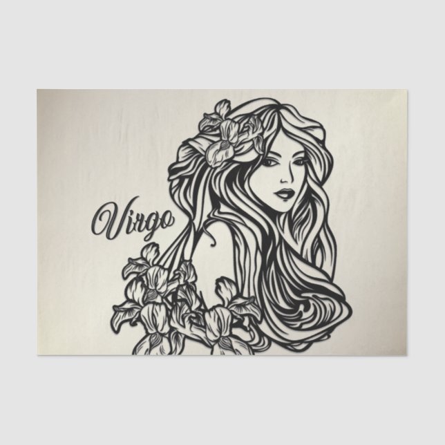 Papier Mousseline Vierge Zodiac (Recto)