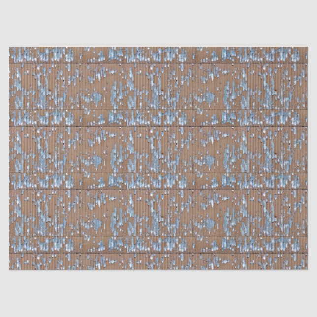 Papier Mousseline Vieux métal ondulé (Recto)