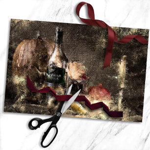 Papier Mousseline Vignoble en panne   Grunge de vin et de pomme