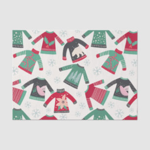 Papier Mousseline Vilain Motif de Noël moche