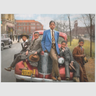 Papier Mousseline Ville - Chicago, IL - Moi et les garçons 1941