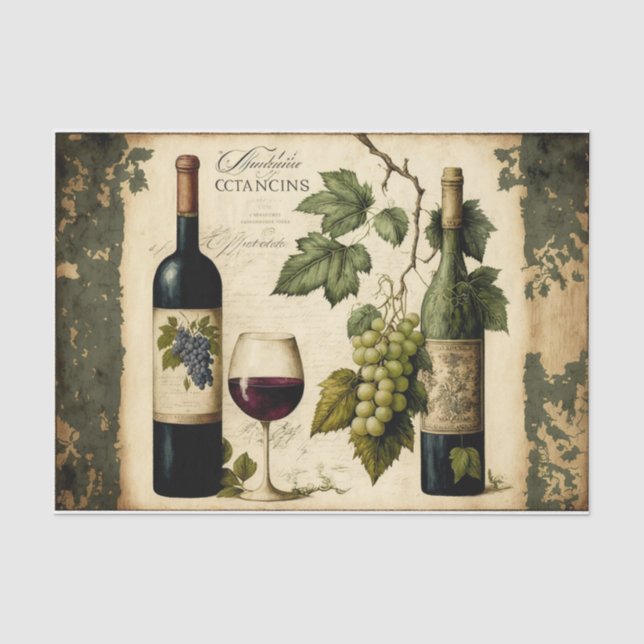 Papier Mousseline Vin fin (Recto)