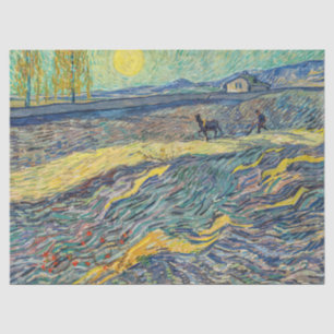 Papier Mousseline Vincent van Gogh - Champ avec des agriculteurs lab