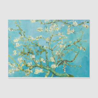 Papier Mousseline Vincent Van Gogh Découpage Vintage Fleurs de ceris