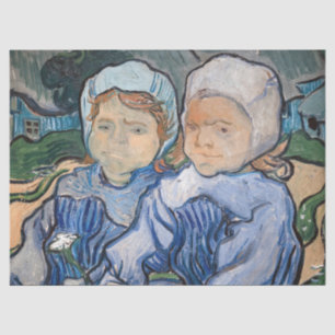 Papier Mousseline Vincent van Gogh - Deux petites filles