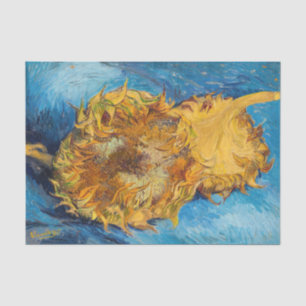 Papier Mousseline Vincent van Gogh - Deux tournesols coupés