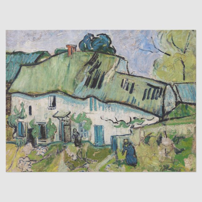 Papier Mousseline Vincent van Gogh - Ferme à deux chiffres (Recto)