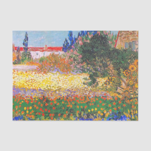 Papier Mousseline Vincent Van Gogh Flower Garden (Recto)