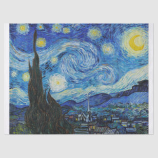 Papier Mousseline Vincent van Gogh | La Nuit étoilée - 1889