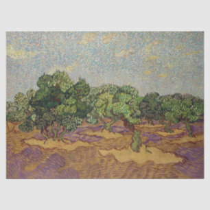 Papier Mousseline Vincent van Gogh - Olive Trees