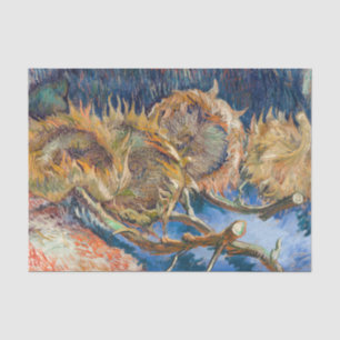 Papier Mousseline Vincent van Gogh - Quatre Tournesols Coupés