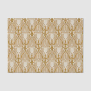 Papier Mousseline Vintage Art Nouveau prier Mantis Motif