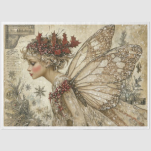 Papier Mousseline Vintage Christmas Fairy