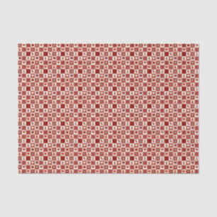 Papier Mousseline Vintage Christmas Quilt Motif