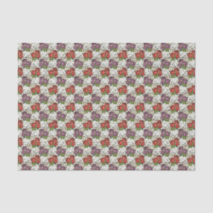 Papier Mousseline Vintage Ephémère Floral