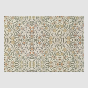 Papier Mousseline Vintage Floral William Morris Fruit