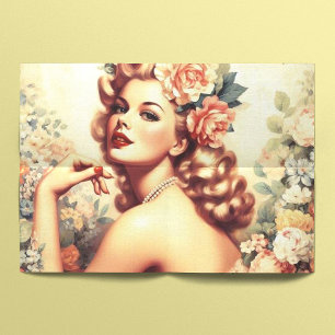 Papier Mousseline Vintage Florale