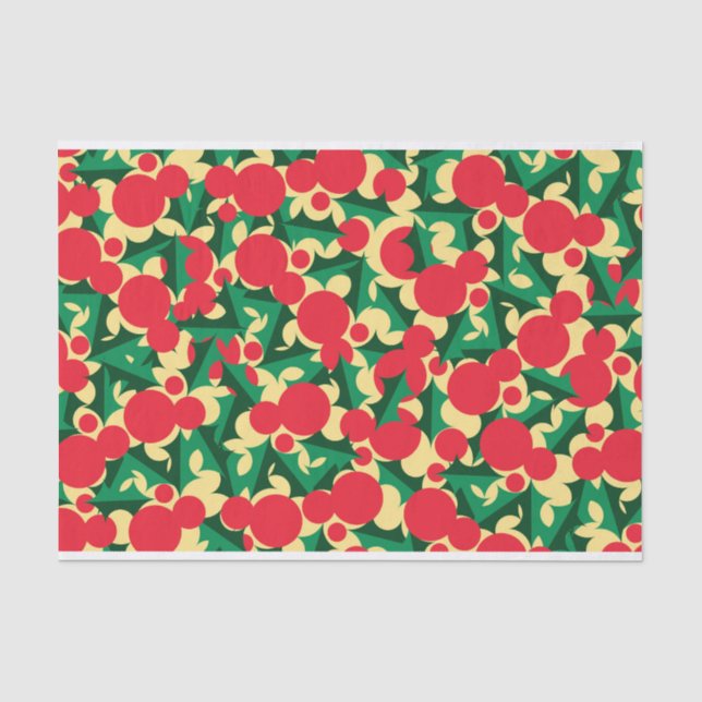Papier Mousseline Vintage "Hollyday" (Recto)