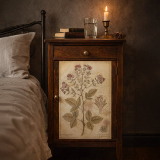 Papier Mousseline Vintage Scientific Herbarium Botanical