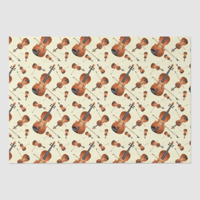 Papier Mousseline Viola Violon Musique Enseignant Musicien (Recto)