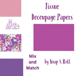 Papier Mousseline Violet
