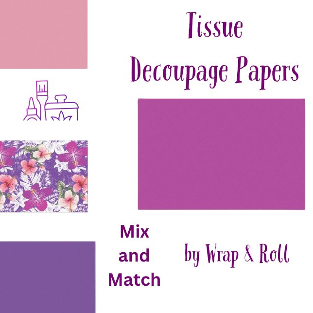 Papier Mousseline Violet (Créateur téléchargé)