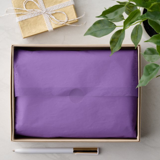 Papier Mousseline Violet (Cadeau)