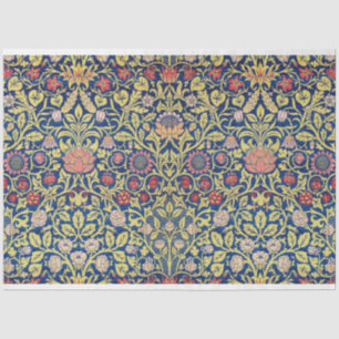 Papier Mousseline Violet et et Columbine, William Morris