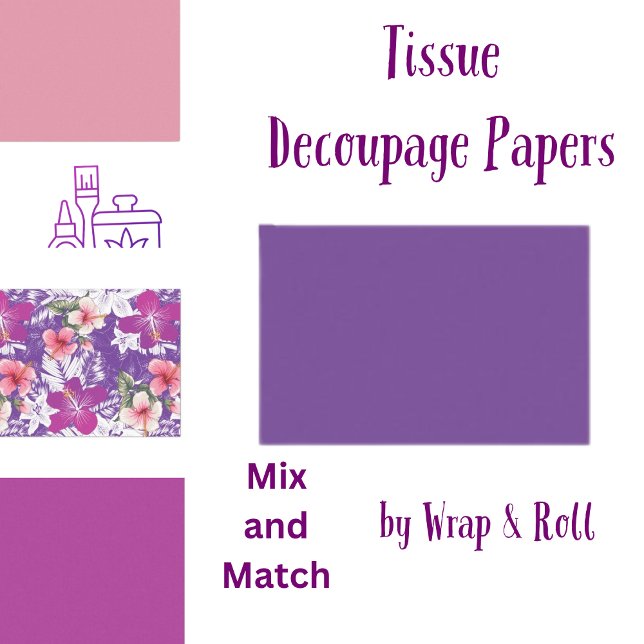 Papier Mousseline Violet foncé (Créateur téléchargé)