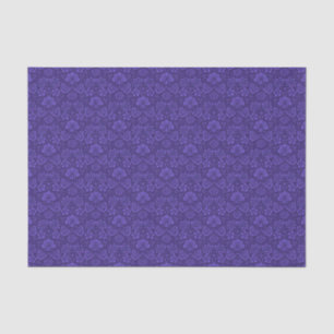 Papier Mousseline Violet Vintage Damas