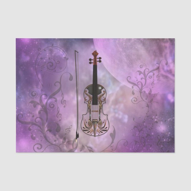 Papier Mousseline Violon génial (Recto)