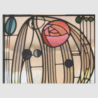 Papier Mousseline Vitrail, Hill House par Mackintosh