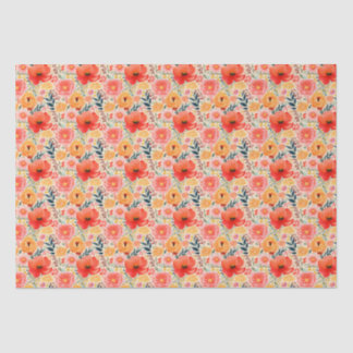 Papier Mousseline Vivid Flower Party