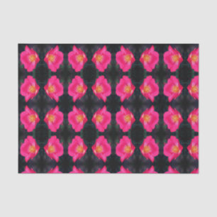 Papier Mousseline Vivid Rose rose Abstrait motif floral Découpage
