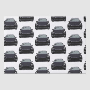 Papier Mousseline Voiture SUV pour véhicule électrique noir