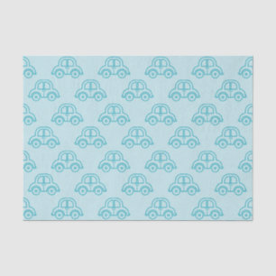 PAPIER MOUSSELINE VOITURES BÉBÉ PASTEL