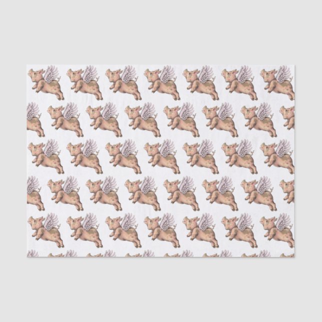 Papier Mousseline Voler des porcs (Recto)