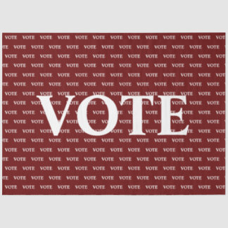 Papier Mousseline Vote