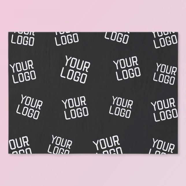 Papier Mousseline Votre logo ou image | Modèle de recherche aléatoir (Créateur téléchargé)