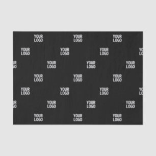 Papier Mousseline Votre logo ou toute image   Bandes diagonales