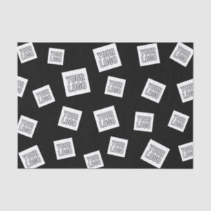 Papier Mousseline Votre logo, photo ou autre image   Placement aléat