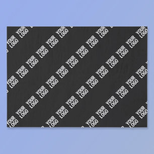 Papier Mousseline Votre logo, votre design ou votre photo en diagona