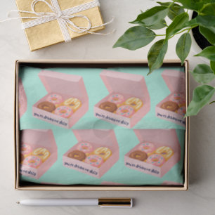 Papier Mousseline 'Vous Me Rendez Glauque' Drôle Rose Et Vert Menthe