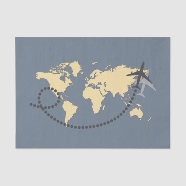 Papier Mousseline Voyons l'illustration du monde (Recto)