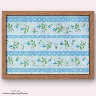 Papier Mousseline Vraiment rustique et grunge fleurissent Découpage