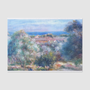 Papier Mousseline Vue mer par Auguste Renoir