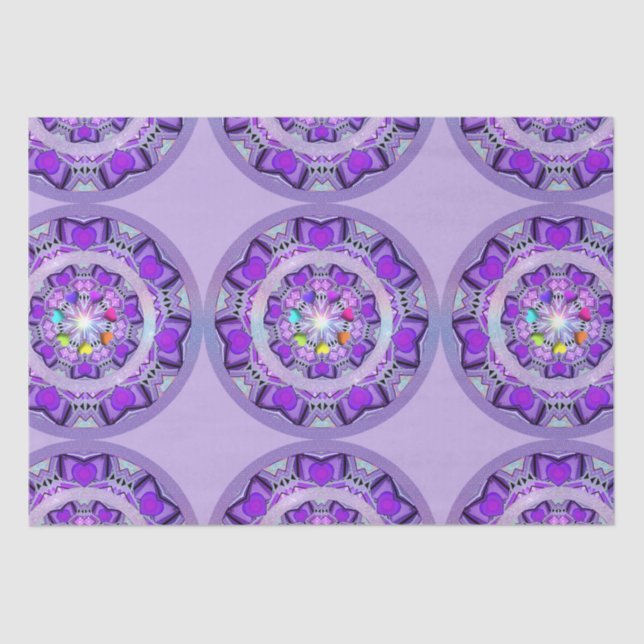 Papier Mousseline W2 pourpre (Recto)