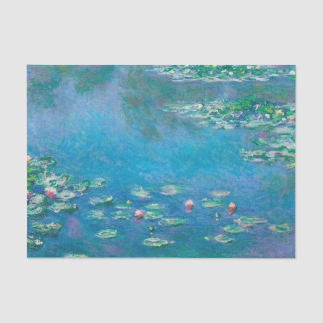 Papier Mousseline Water Lilies by Claude Monet (Recto)