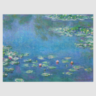 Papier Mousseline Water Lilies by Claude Monet
