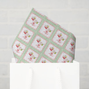 Papier Mousseline Watercolor Merry Mahjong Christmas Cocktail Party